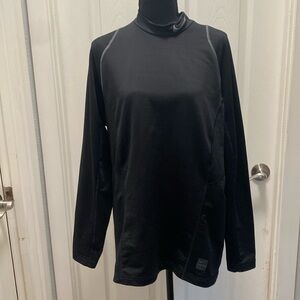 Black Nike Men’s Pro Hyperwarm Long Sleeve Compression Mock Top Size Large